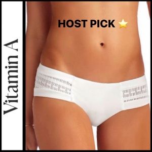 NWT Vitamin A Mesh Bondi Boyshorts